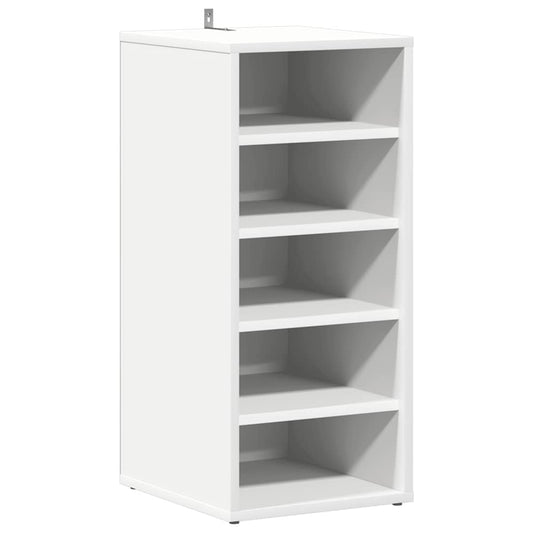 vidaXL Παπουτσοθήκη Λευκή 31,5 x 35 x 70 εκ. από Επεξ. Ξύλο