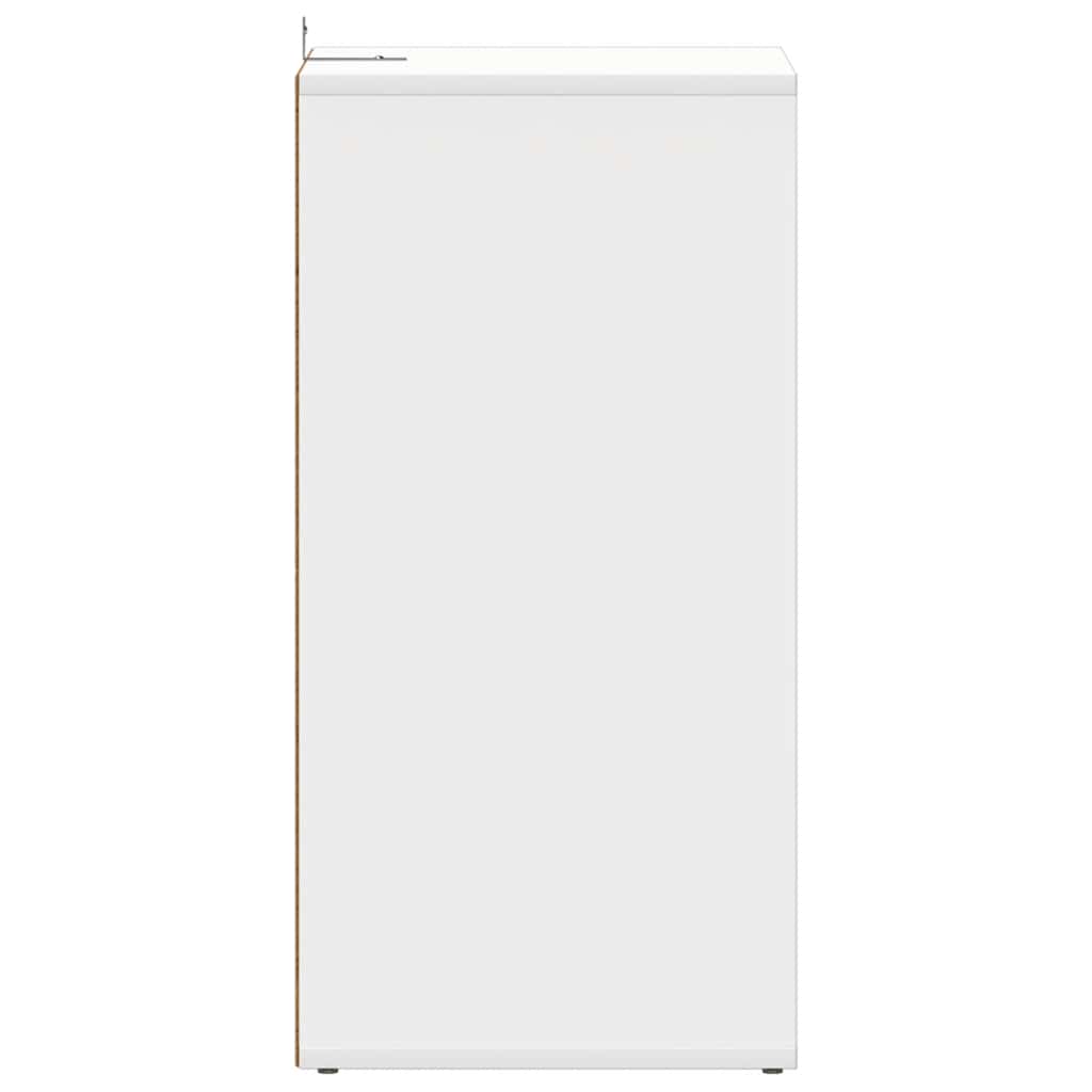 vidaXL Παπουτσοθήκη Λευκή 31,5 x 35 x 70 εκ. από Επεξ. Ξύλο