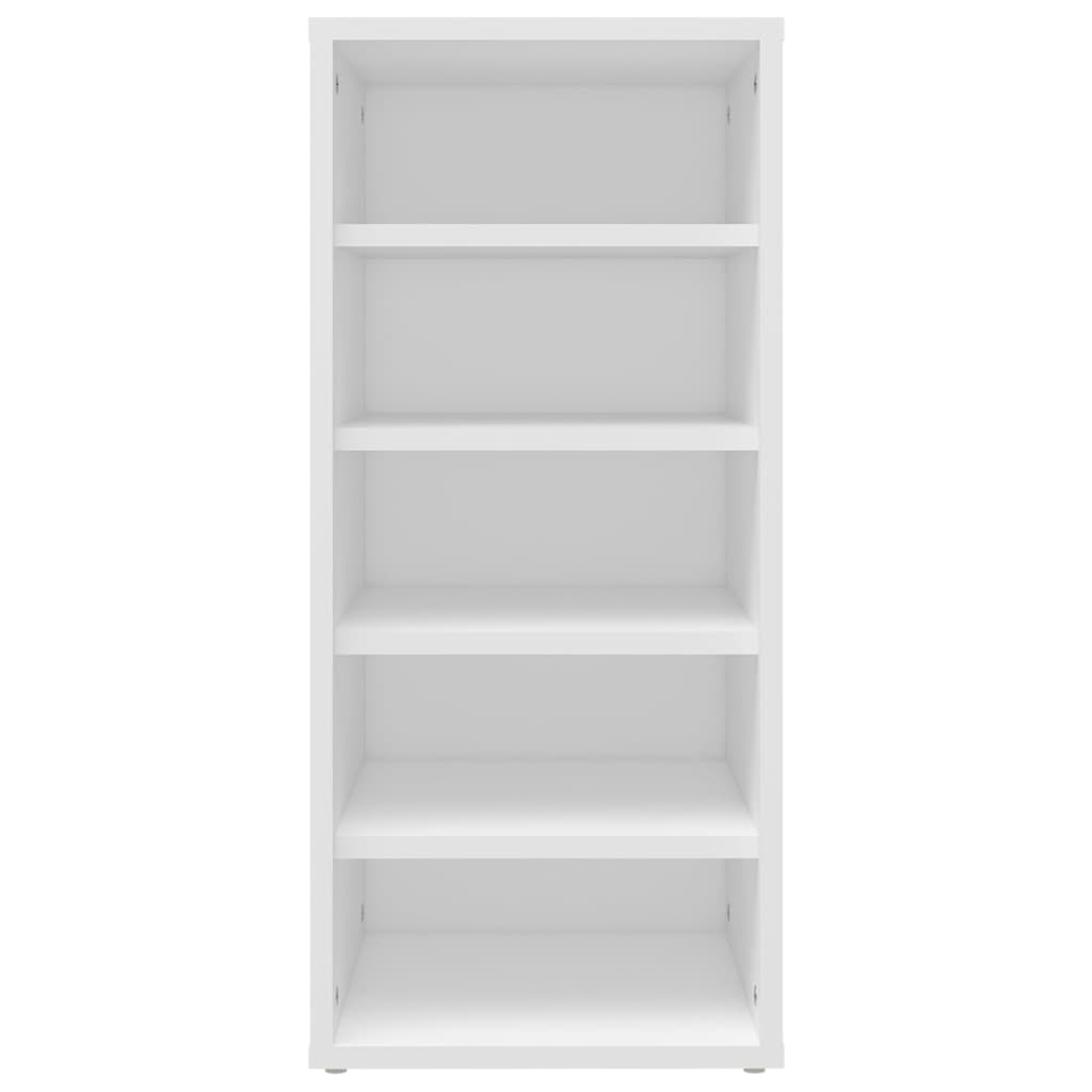 vidaXL Παπουτσοθήκες 2 τεμ. Λευκές 31,5 x 35 x 70 εκ. από Επεξ. Ξύλο