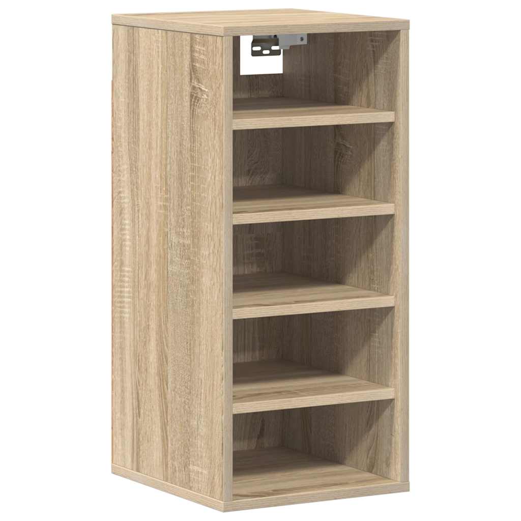vidaXL Παπουτσοθήκη Sonoma Δρυς 31,5 x 35 x 70 εκ. από Επεξ. Ξύλο