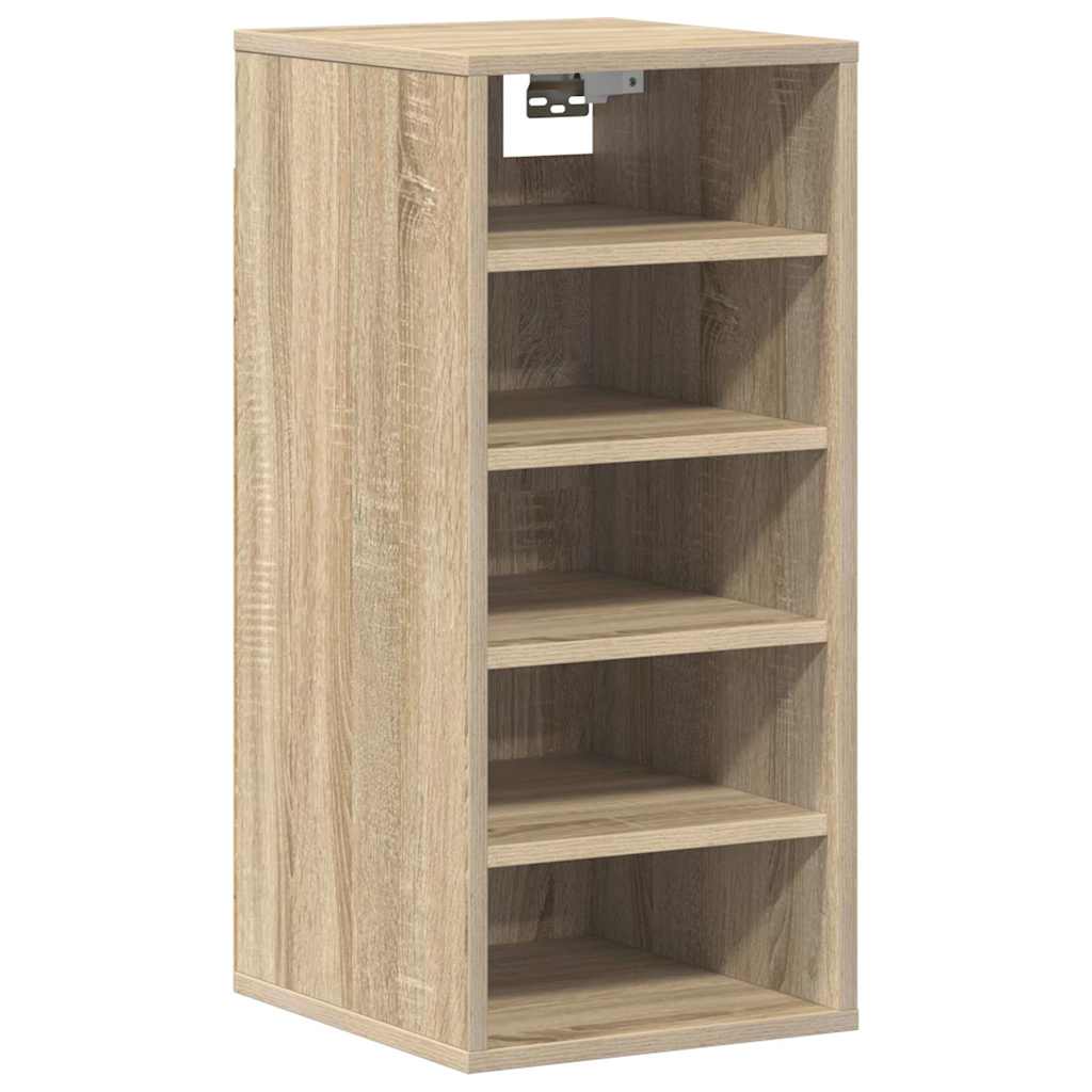 vidaXL Παπουτσοθήκη Sonoma Δρυς 31,5 x 35 x 70 εκ. από Επεξ. Ξύλο