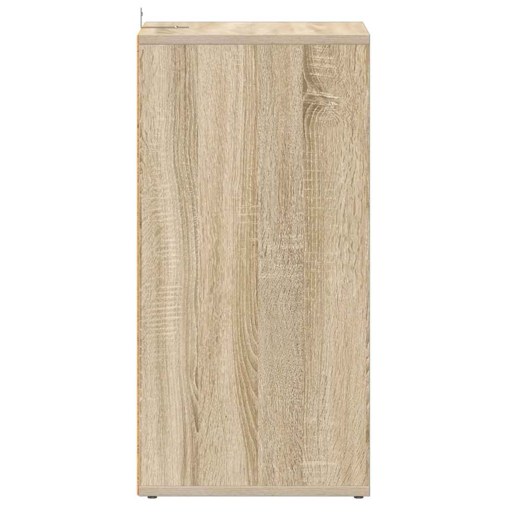 vidaXL Παπουτσοθήκη Sonoma Δρυς 31,5 x 35 x 70 εκ. από Επεξ. Ξύλο