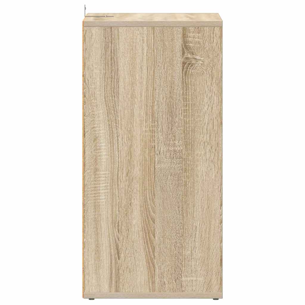 vidaXL Παπουτσοθήκη Sonoma Δρυς 31,5 x 35 x 70 εκ. από Επεξ. Ξύλο