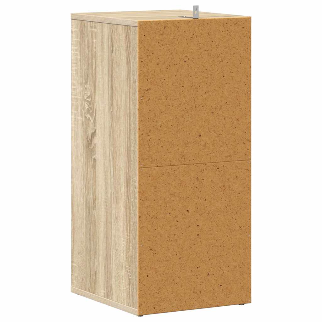 vidaXL Παπουτσοθήκη Sonoma Δρυς 31,5 x 35 x 70 εκ. από Επεξ. Ξύλο