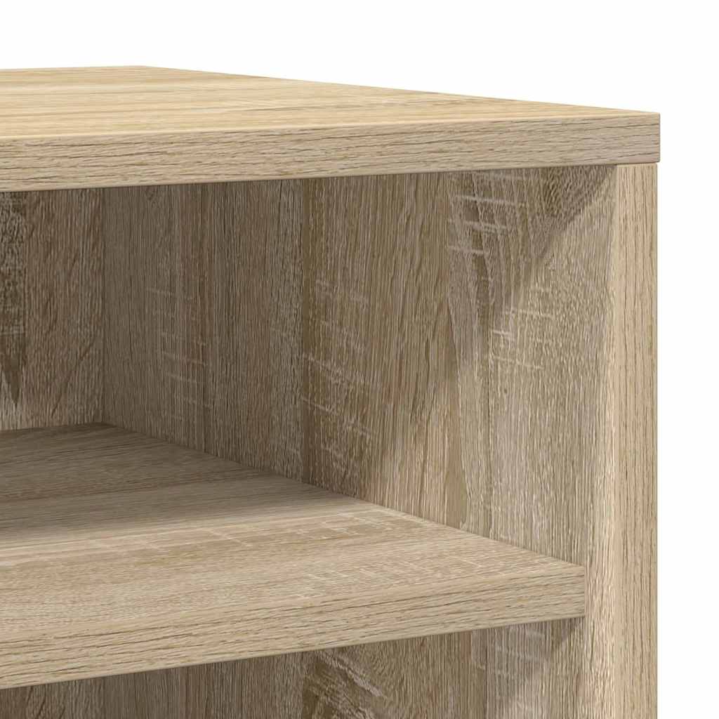 vidaXL Παπουτσοθήκη Sonoma Δρυς 31,5 x 35 x 70 εκ. από Επεξ. Ξύλο