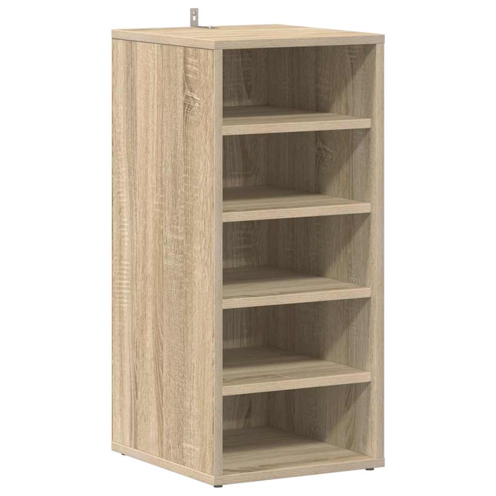 vidaXL Παπουτσοθήκες 2 τεμ. Sonoma Δρυς 31,5x35x70 εκ. από Επεξ. Ξύλο