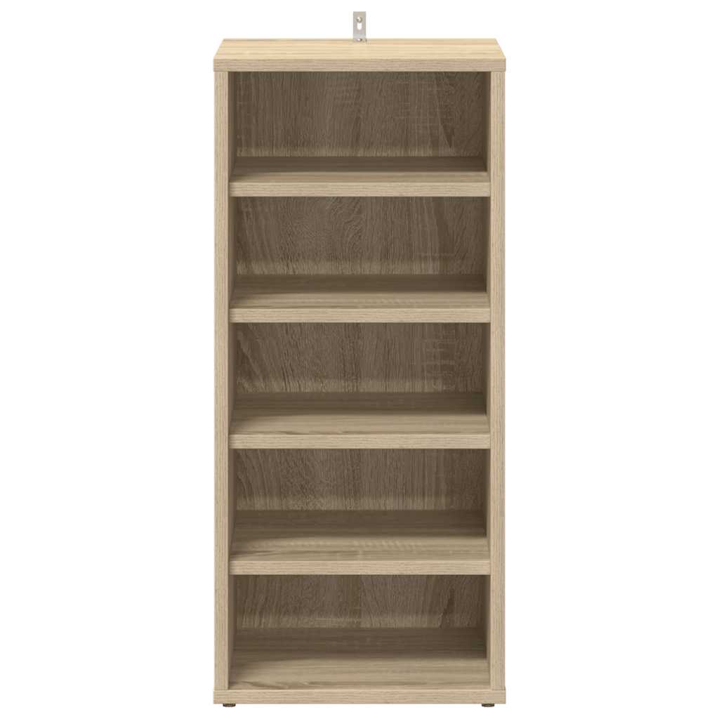 vidaXL Παπουτσοθήκες 2 τεμ. Sonoma Δρυς 31,5x35x70 εκ. από Επεξ. Ξύλο