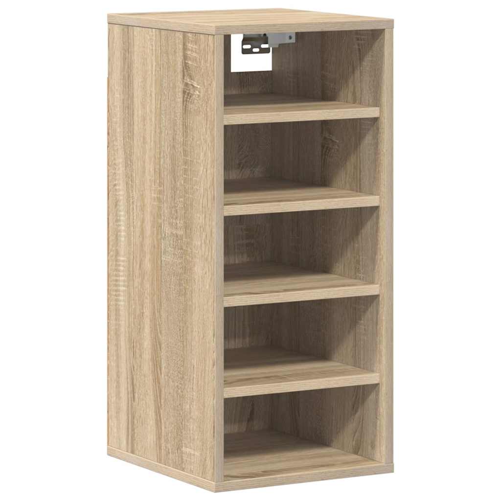 vidaXL Παπουτσοθήκες 2 τεμ. Sonoma Δρυς 31,5x35x70 εκ. από Επεξ. Ξύλο