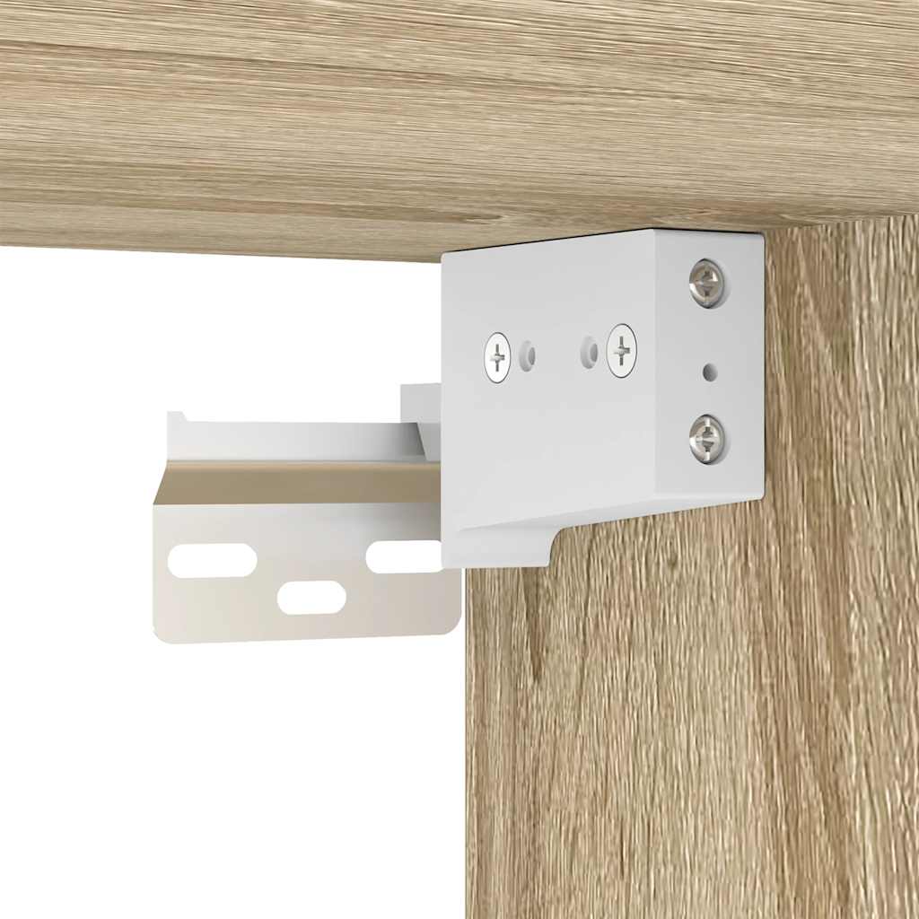 vidaXL Παπουτσοθήκες 2 τεμ. Sonoma Δρυς 31,5x35x70 εκ. από Επεξ. Ξύλο