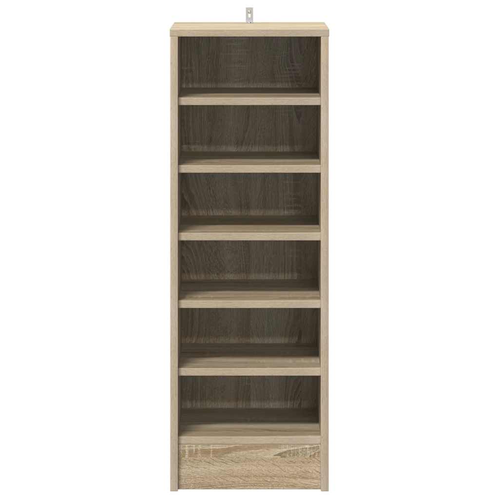 vidaXL Παπουτσοθήκη Sonoma Δρυς 31,5 x 35 x 90 εκ. από Επεξ. Ξύλο
