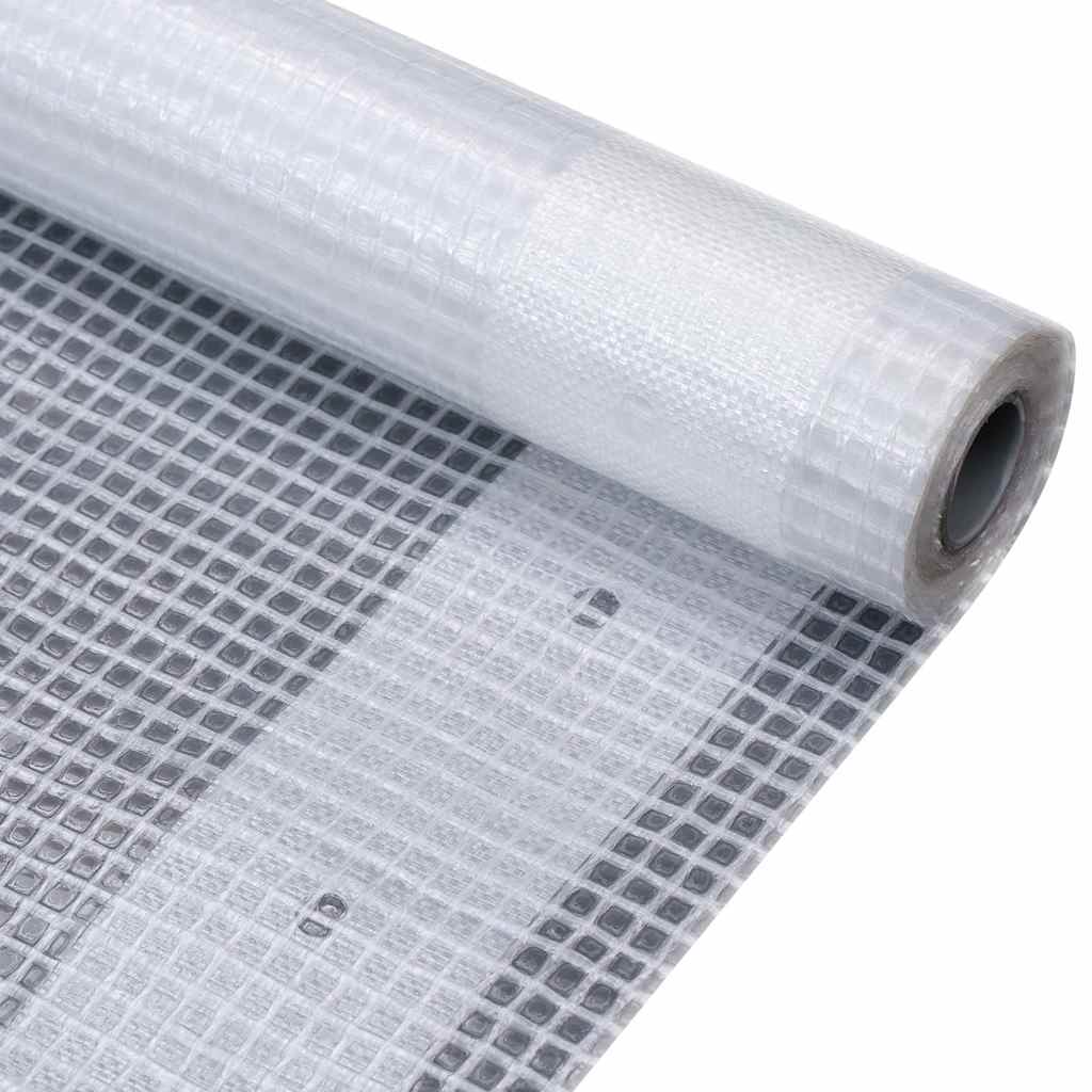 vidaXL Μουσαμάδες με Ύφανση Leno 2 τεμ. Λευκοί 3 x 6 μ. 260 γρ./μ²