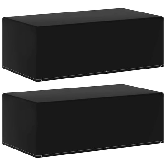 vidaXL Καλύμματα Επίπλων Κήπου/Ψησταριάς 2 τεμ. 6 Κρίκοι 170x90x60 εκ.