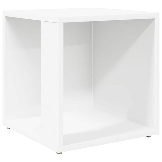 vidaXL Τραπέζι Βοηθητικό Λευκό 33 x 33 x 34,5 εκ. από Επεξ. Ξύλο
