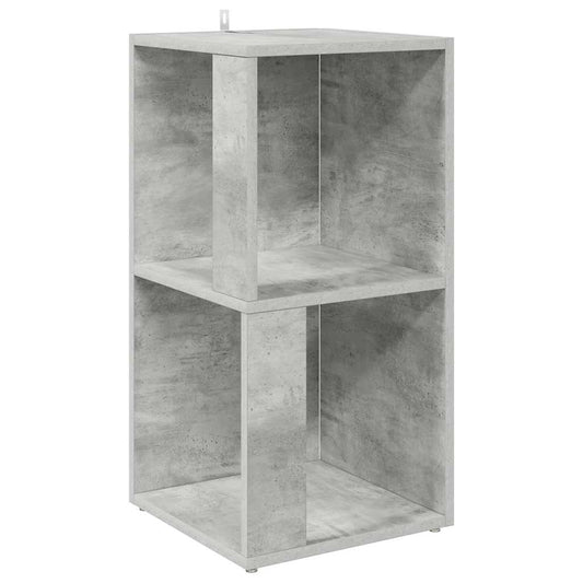 vidaXL Ντουλάπι Γωνιακό Γκρι Σκυροδέματος 33x33x67 εκ. από Επεξ. Ξύλο