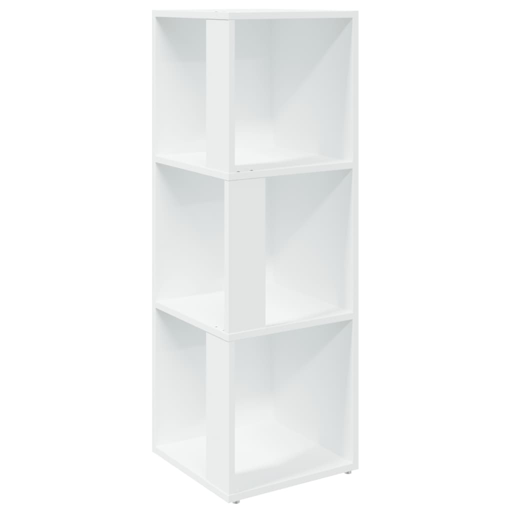 vidaXL Ντουλάπι Γωνία Λευκό 33 x 33 x 100 εκ. από Επεξ. Ξύλο
