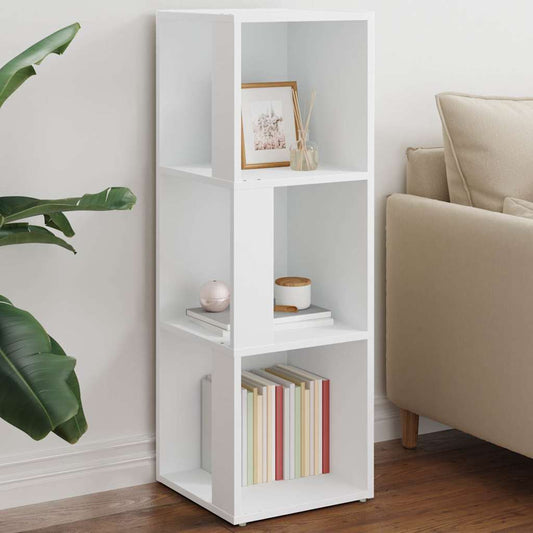 vidaXL Ντουλάπι Γωνία Λευκό 33 x 33 x 100 εκ. από Επεξ. Ξύλο