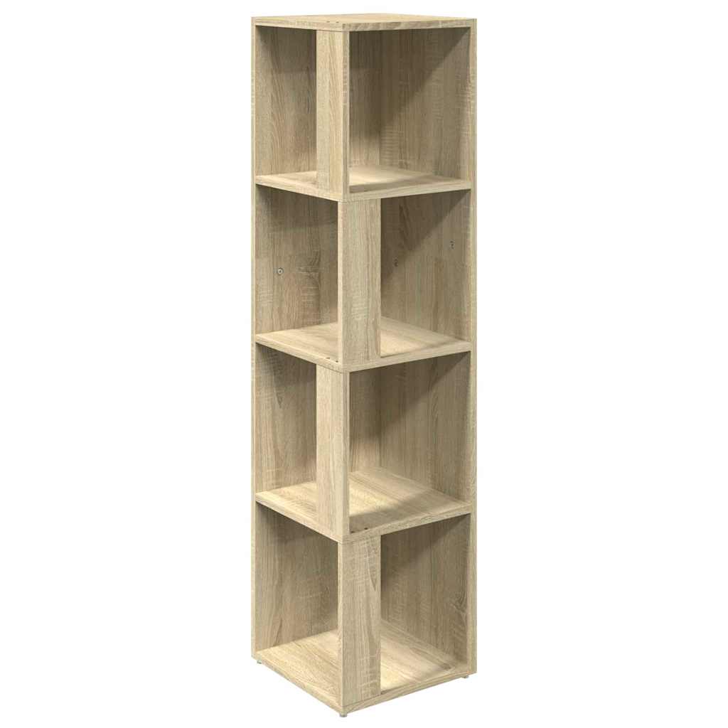 vidaXL Ντουλάπι Γωνία Sonoma Oak 33 x 33 x 132 εκ. από Μοριοσανίδα