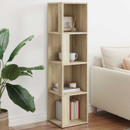 vidaXL Ντουλάπι Γωνία Sonoma Oak 33 x 33 x 132 εκ. από Μοριοσανίδα