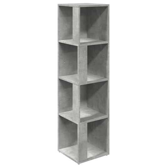 vidaXL Ντουλάπι Γωνία Γκρι Σκυρ. 33 x 33 x 132 εκ. από Μοριοσανίδα