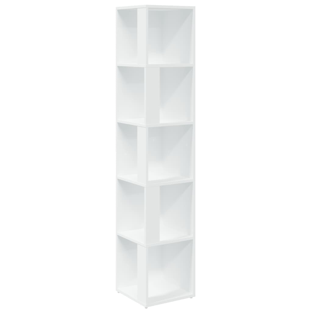 vidaXL Ντουλάπι Γωνία Λευκό 33 x 33 x 164,5 εκ. από Επεξ. Ξύλο