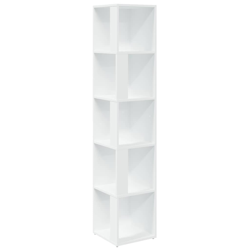 vidaXL Ντουλάπι Γωνία Λευκό 33 x 33 x 164,5 εκ. από Επεξ. Ξύλο