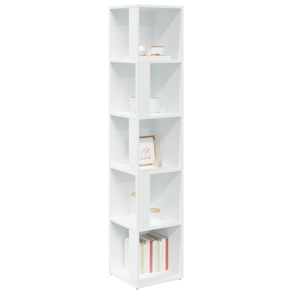 vidaXL Ντουλάπι Γωνία Λευκό 33 x 33 x 164,5 εκ. από Επεξ. Ξύλο