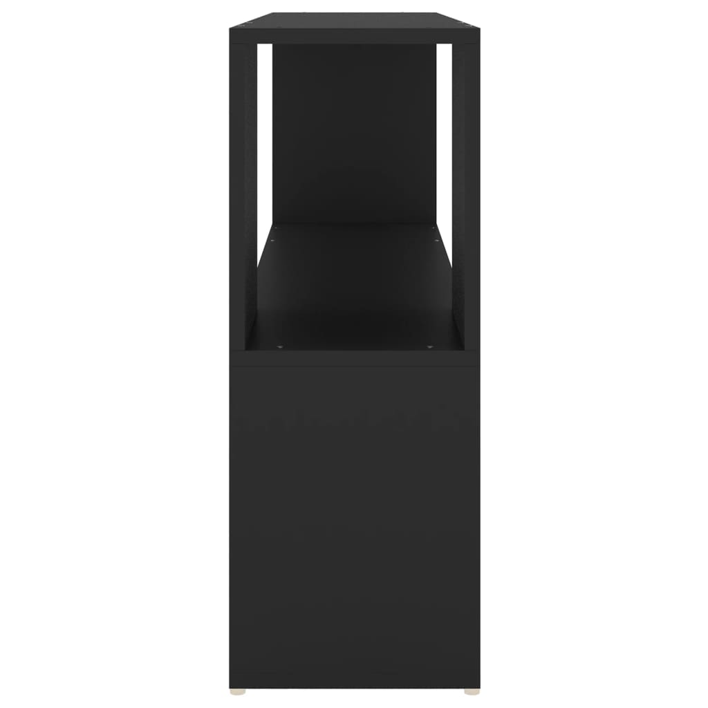 vidaXL Βιβλιοθήκη Μαύρη 100 x 24 x 63 εκ. από Επεξεργασμένο Ξύλο