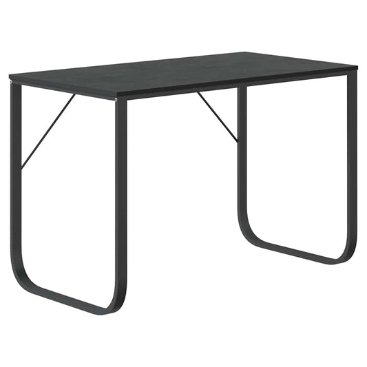 vidaXL Γραφείο Υπολογιστή Μαύρο 110 x 60 x 73 εκ. από Μοριοσανίδα