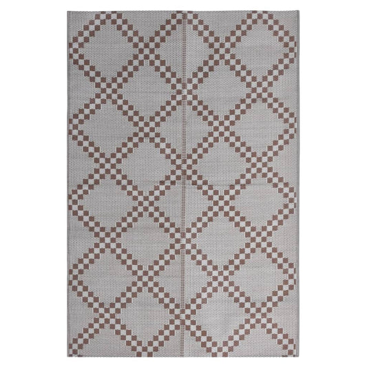 vidaXL Χαλί εξωτερικού χώρου ARAKIL Καφέ 140x200 cm PP
