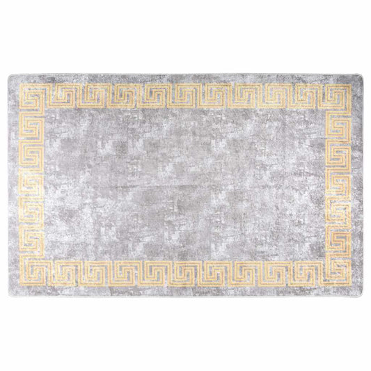 vidaXL Χαλί Πλενόμενο Γκρι 160 x 230 εκ.