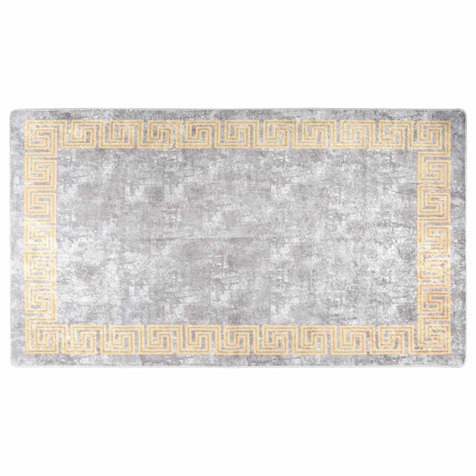 vidaXL Χαλί Πλενόμενο Αντιολισθητικό Γκρι 190 x 300 εκ.