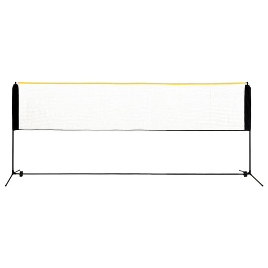 vidaXL Φιλέ Μπάντμιντον Ρυθμιζόμενο 400 x 103 x 94-158 εκ. Μεταλλικό