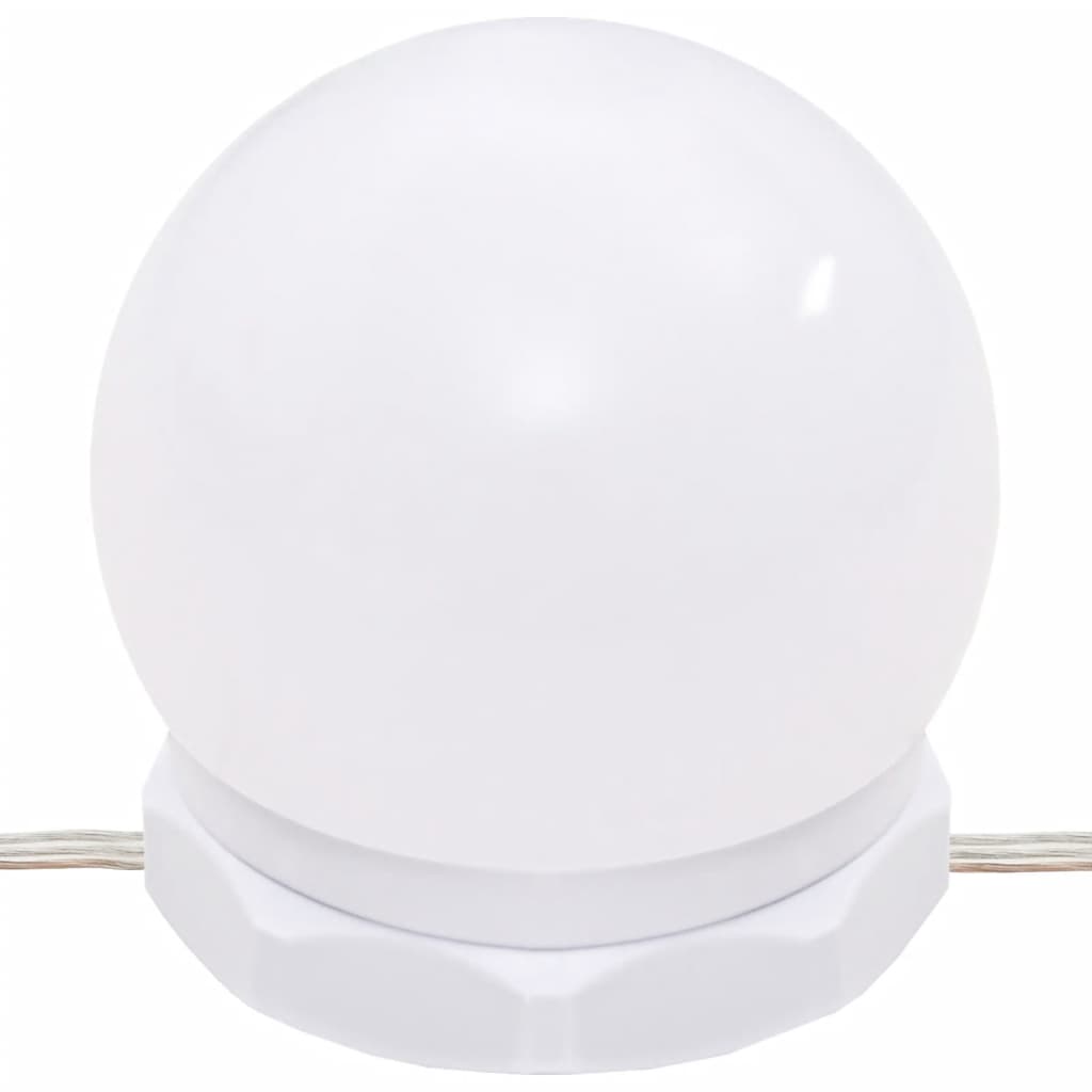 vidaXL Μπουντουάρ LED με 2 Ντουλάπια Sonoma Δρυς από Επεξεργ. Ξύλο