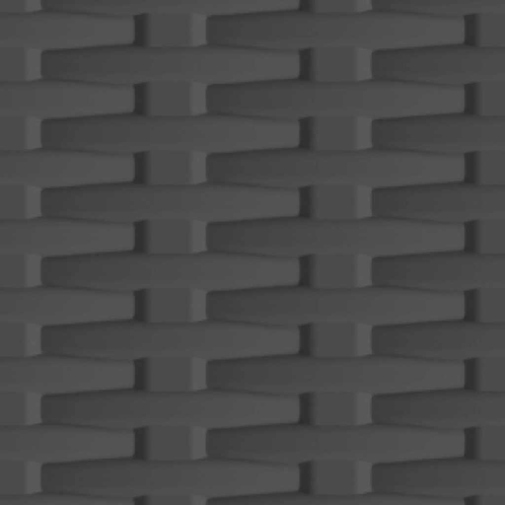 vidaXL Πλαστικό Ντουλάπι 68 x 39 x 92 εκ. με Σχεδιασμό σε Στυλ Ρατάν