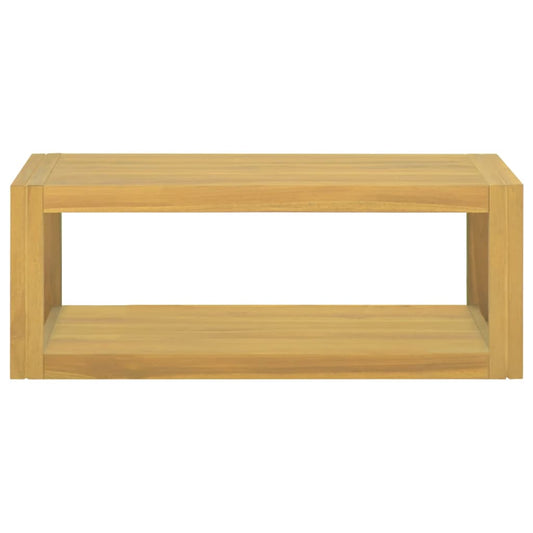 vidaXL Έπιπλο Μπάνιου Επιτοίχιο 90x45x35 εκ. από Μασίφ Ξύλο Teak