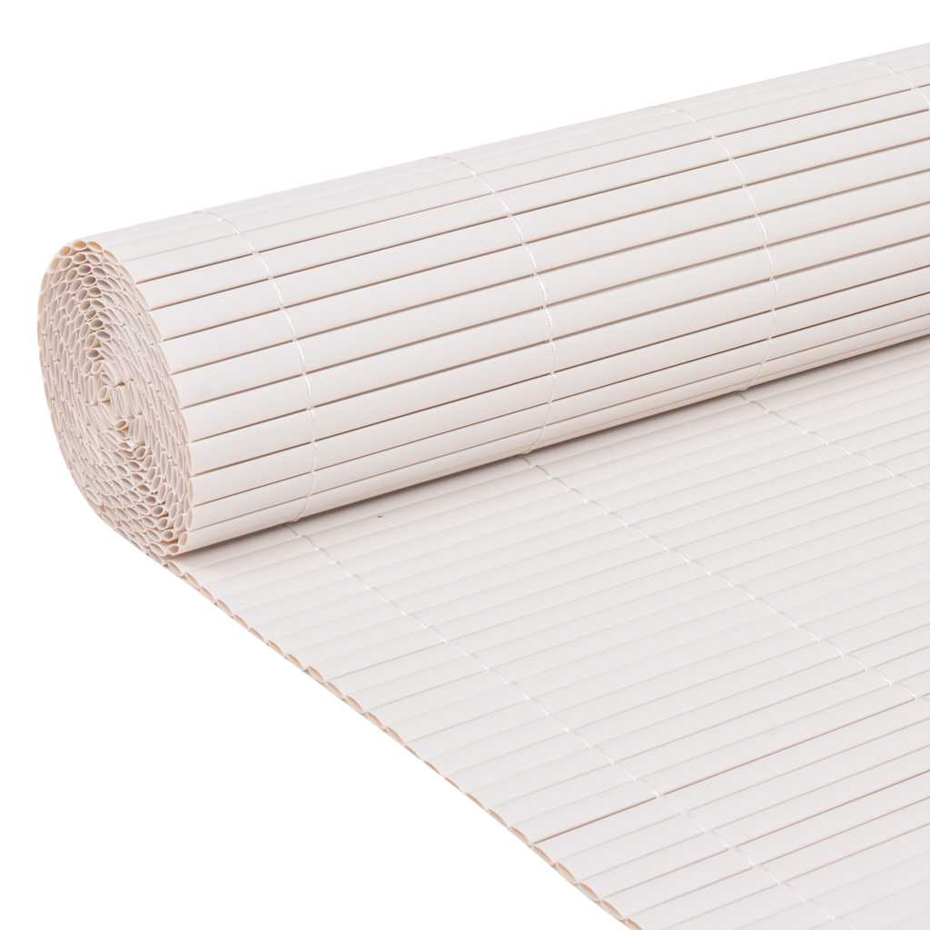 vidaXL Περίφραξη Κήπου Διπλής Όψης Λευκή 110 x 300 εκ.