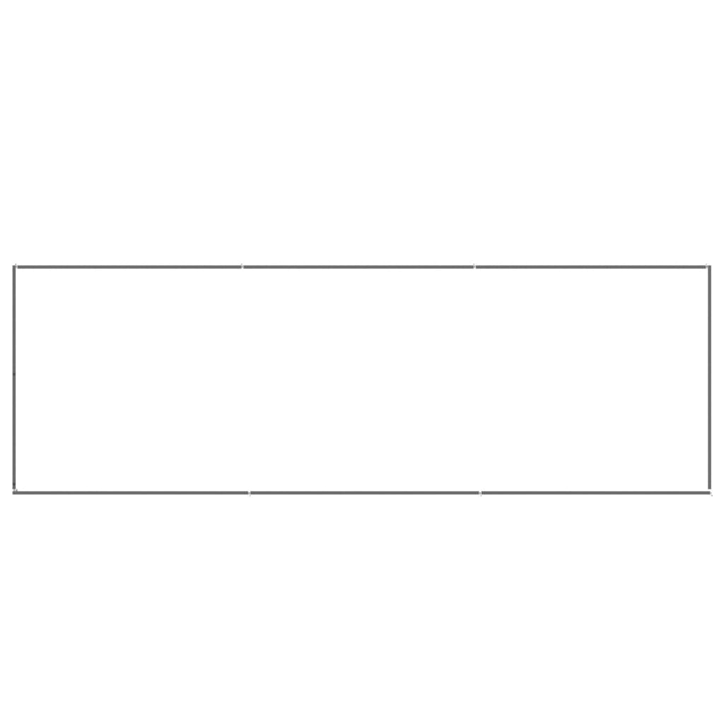 vidaXL Σπιτάκι Σκύλου Ασημί 3 μ² Ατσάλινο