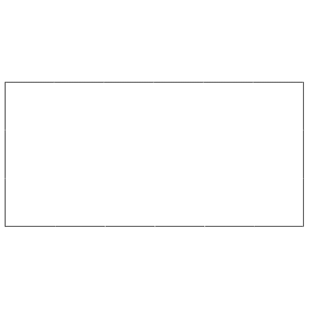 vidaXL Σπιτάκι Σκύλου Μαύρο 18 μ² Ατσάλινο