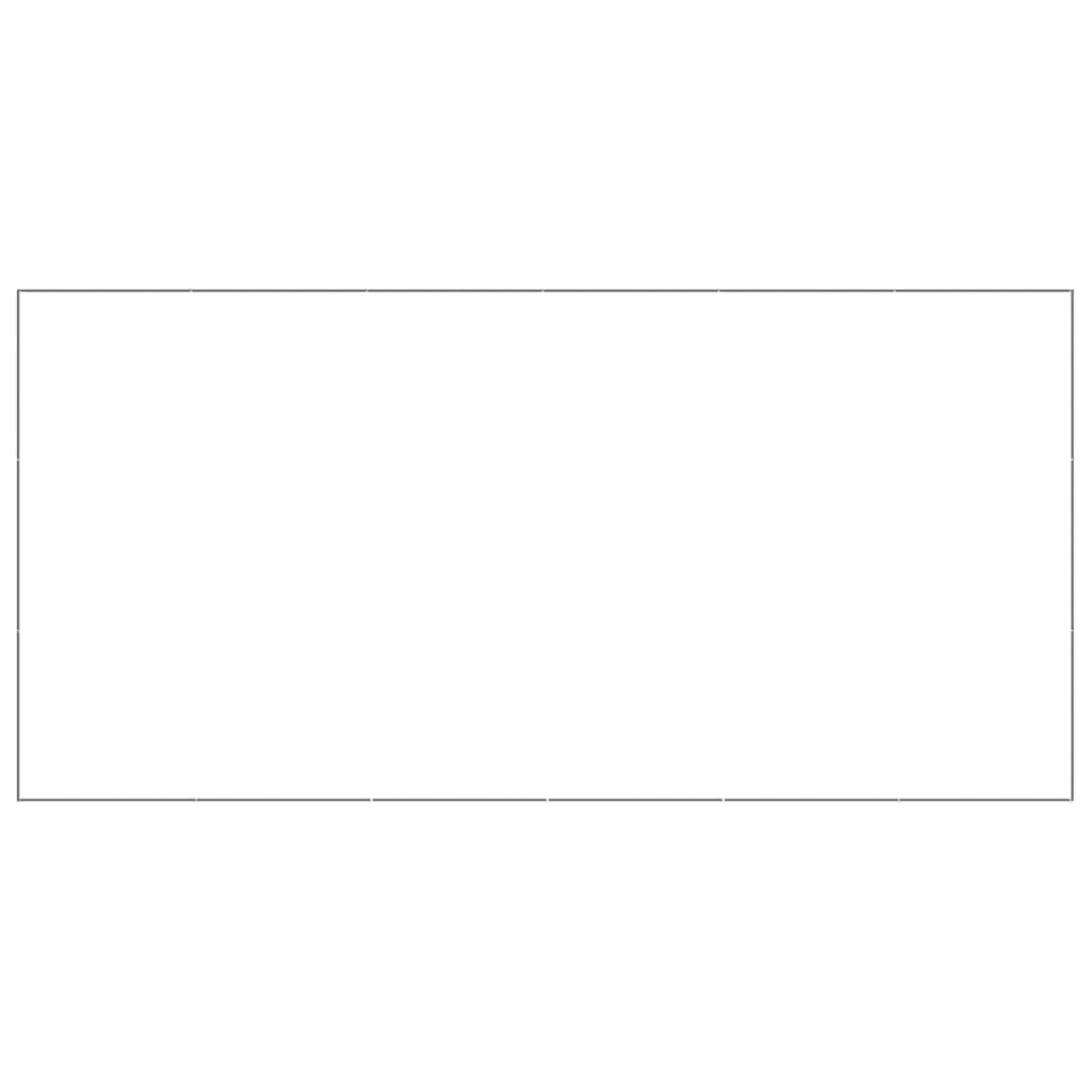 vidaXL Σπιτάκι Σκύλου Ασημί 18 μ² Ατσάλινο