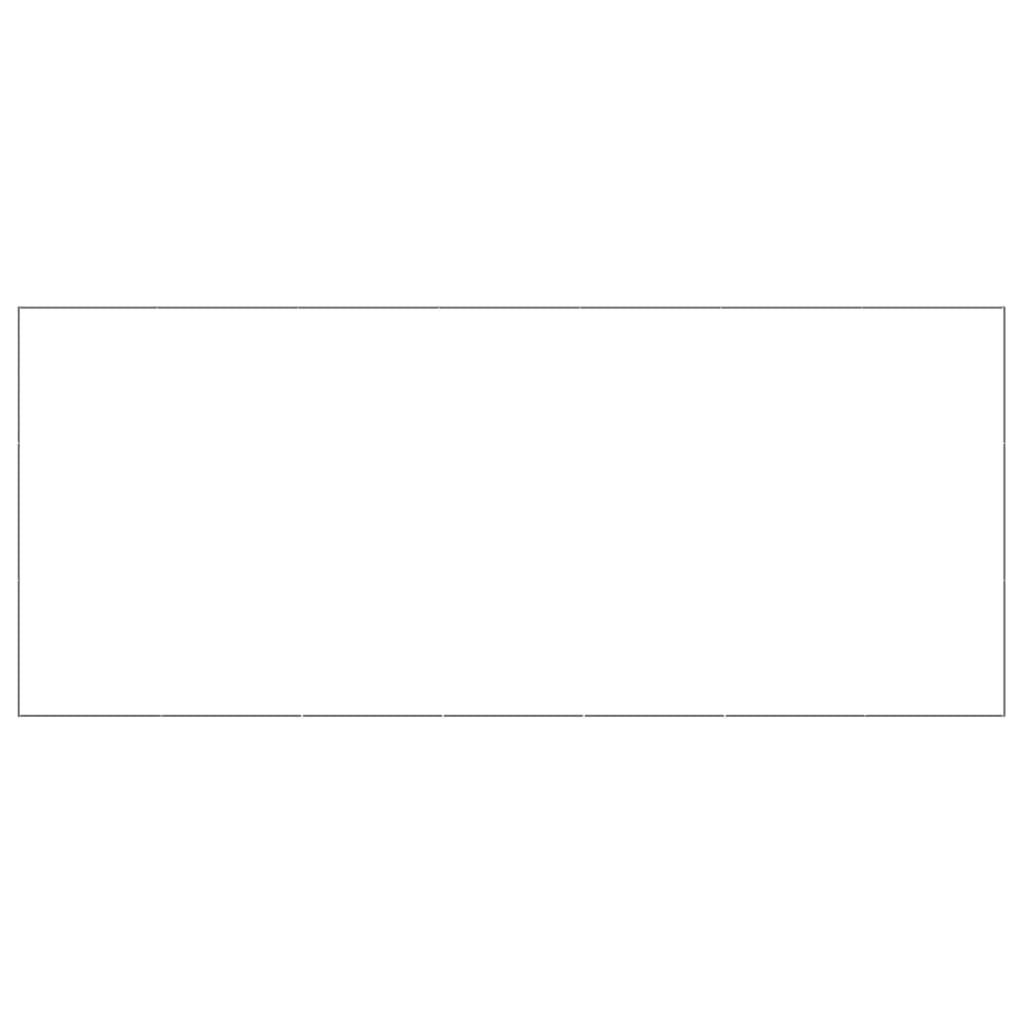 vidaXL Σπιτάκι Σκύλου Ασημί 21 μ² Ατσάλινο