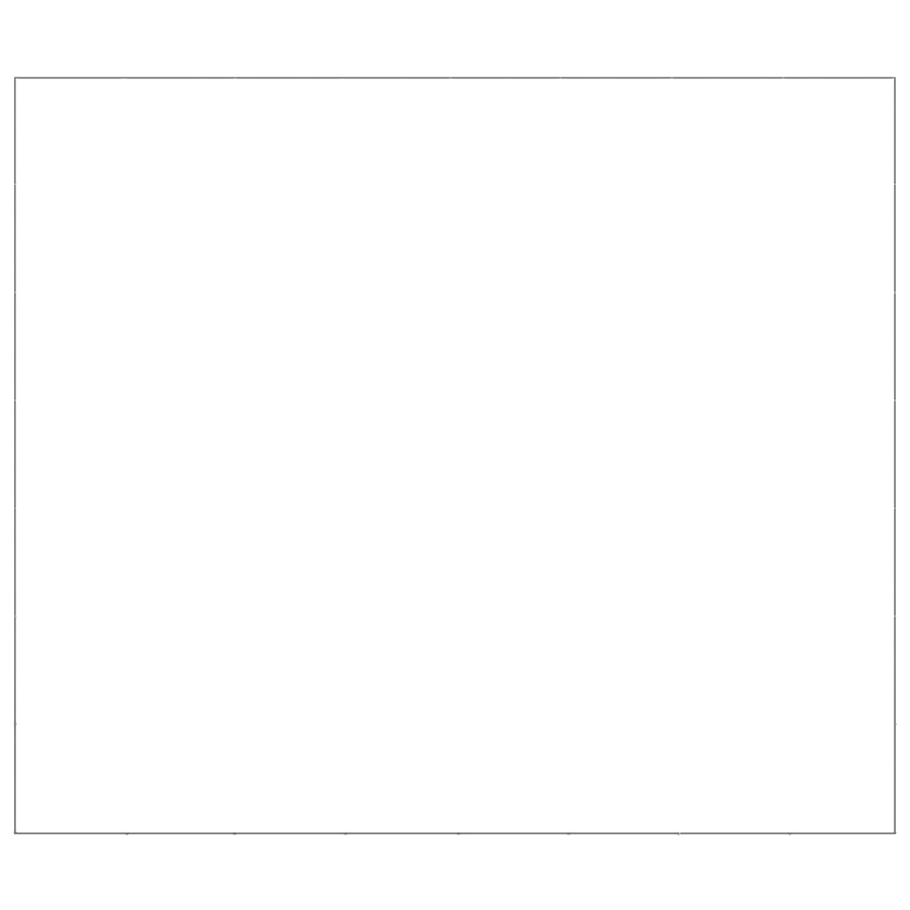 vidaXL Σπιτάκι Σκύλου Ασημί 56 μ² Ατσάλινο