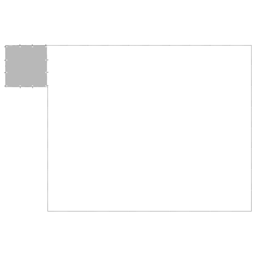 vidaXL Σπιτάκι Σκύλου Ασημί 25,41 μ² Ατσάλινο