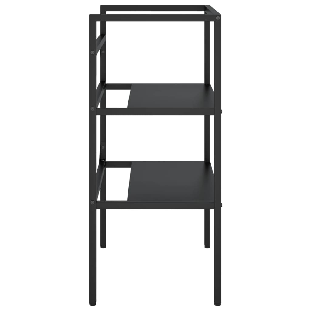 vidaXL Έπιπλο Μπάνιου Μαύρο 59 x 38 x 83 εκ. Σιδερένιο