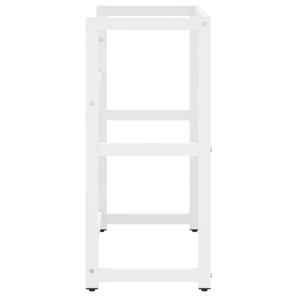 vidaXL Έπιπλο Μπάνιου Λευκό 59 x 38 x 83 εκ. Σιδερένιο