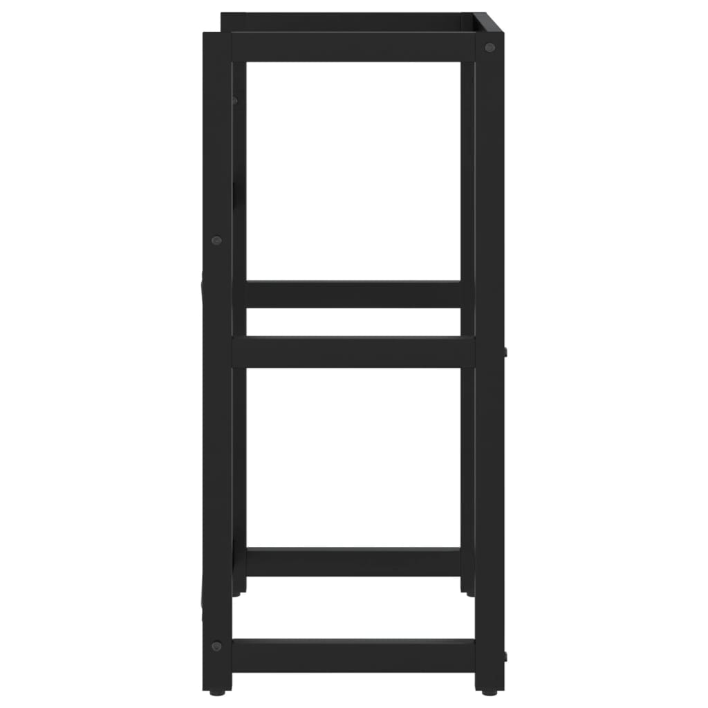 vidaXL Έπιπλο Μπάνιου Μαύρο 40 x 38 x 83 εκ. Σιδερένιο