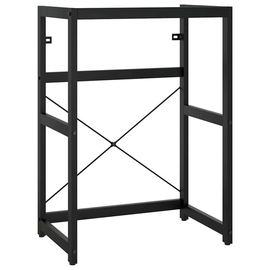 vidaXL Έπιπλο Μπάνιου Μαύρο 59 x 38 x 83 εκ. Σιδερένιο