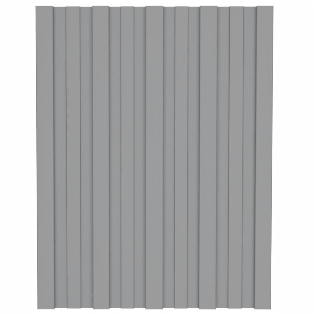 vidaXL Πάνελ Οροφής 36 τεμ. Γκρι 60 x 45 εκ.από Γαλβανιζέ Ατσάλι