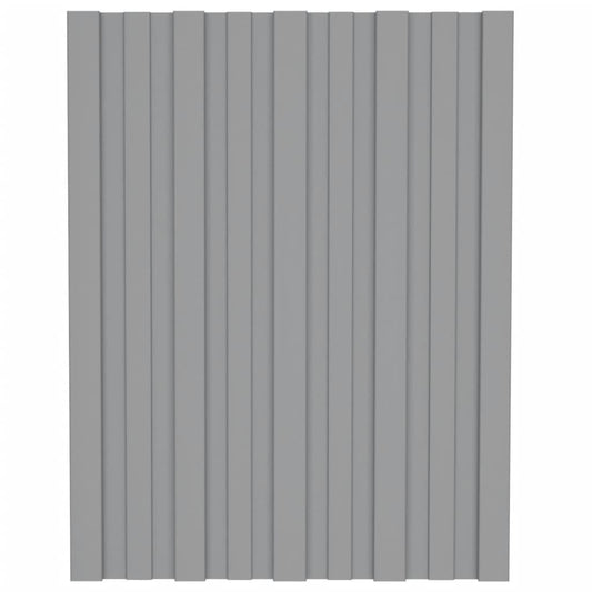 vidaXL Πάνελ Οροφής 36 τεμ. Γκρι 60 x 45 εκ.από Γαλβανιζέ Ατσάλι