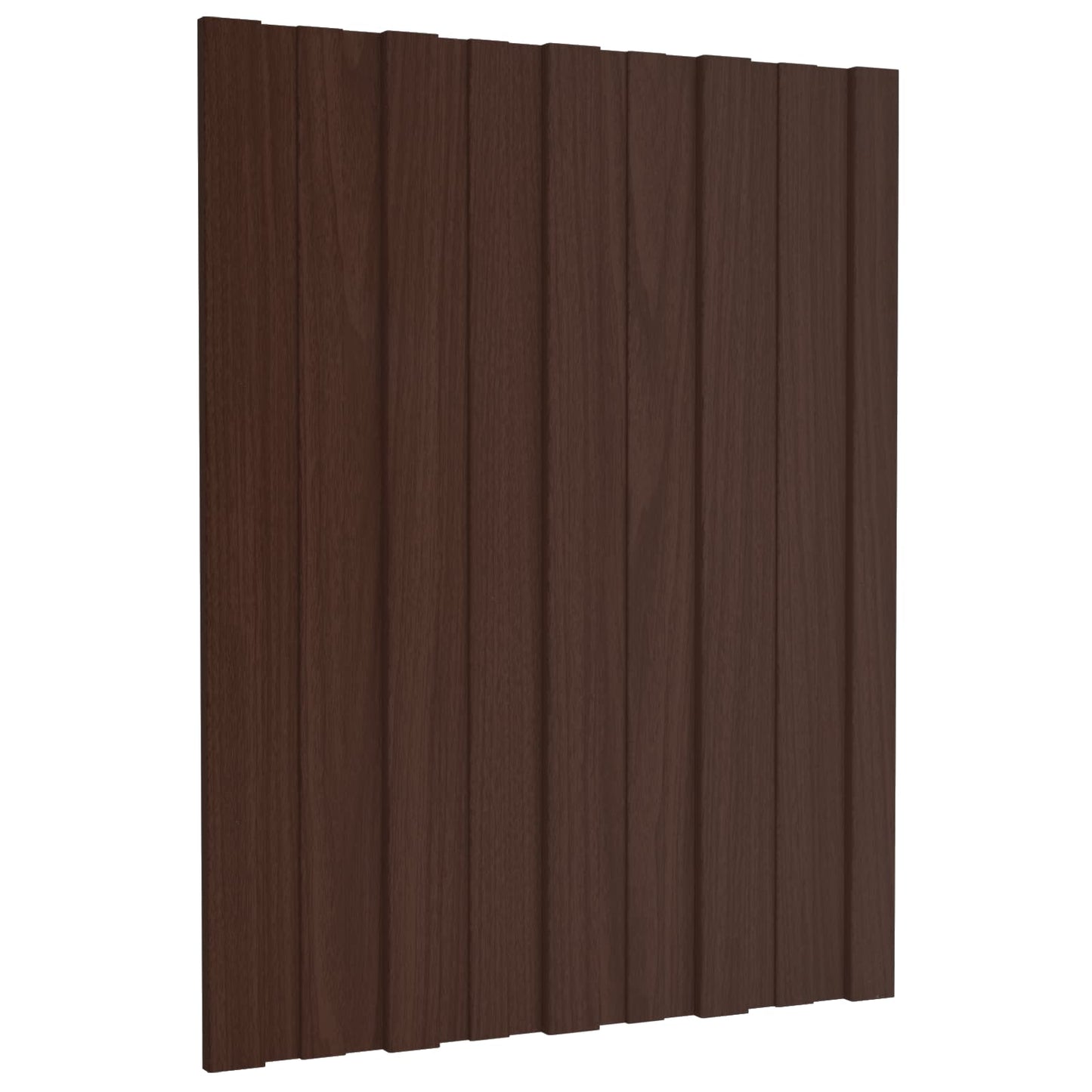 vidaXL Πάνελ οροφής 36 pcs Καφέ 60 x 45 cm Γαλβανισμένος χάλυβας