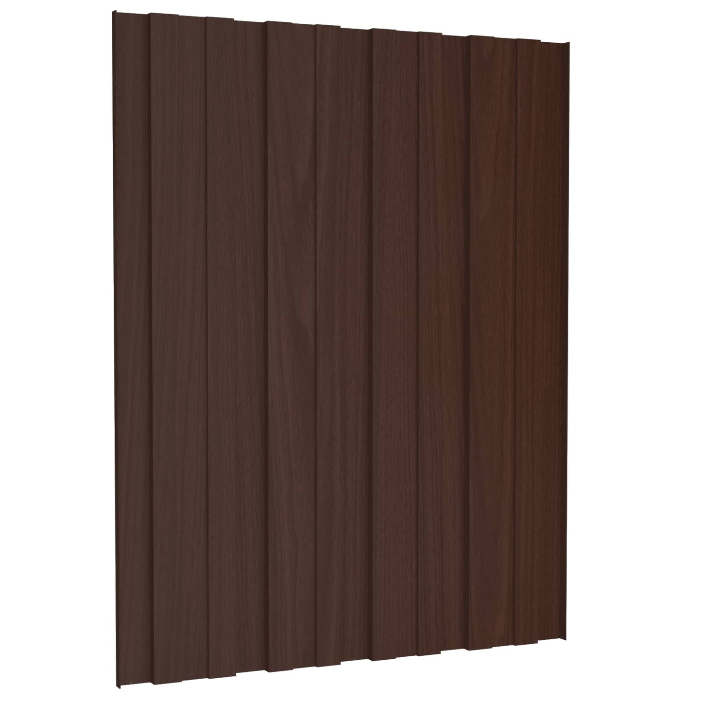 vidaXL Πάνελ οροφής 36 pcs Καφέ 60 x 45 cm Γαλβανισμένος χάλυβας